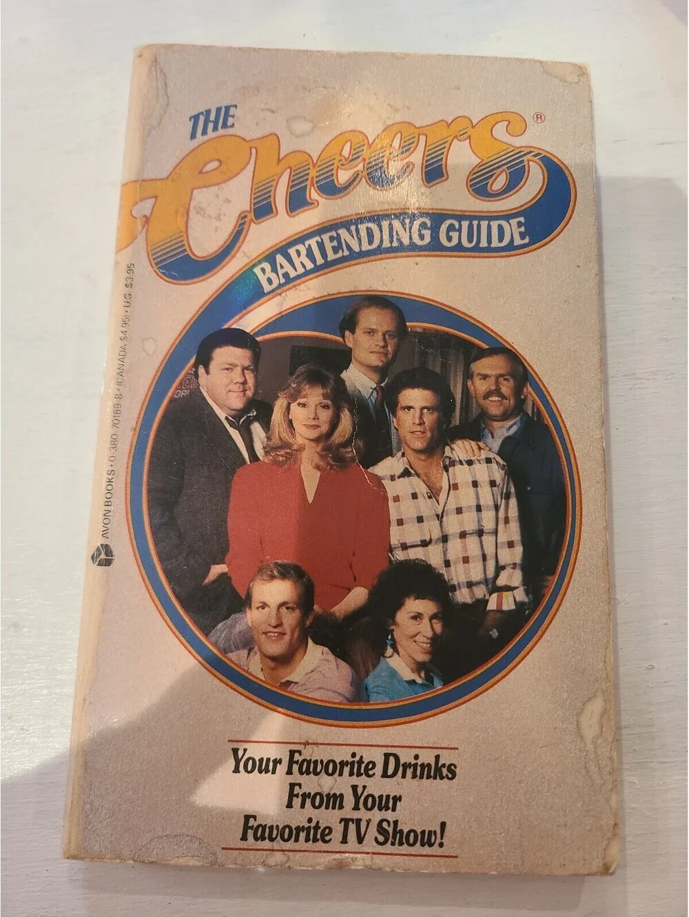 The Cheers Bartending Guide 1986 1st Edition Avon Books Vintage Paperback